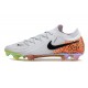 Chaussure Nike Phantom GX Elite FG Blanc Noir Orange