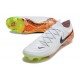 Chaussure Nike Phantom GX Elite FG Blanc Noir Orange