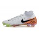 Crampons Nike Phantom Luna 2 Elite FG Blanc Noir Orange