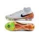 Crampons Nike Phantom Luna 2 Elite FG Blanc Noir Orange