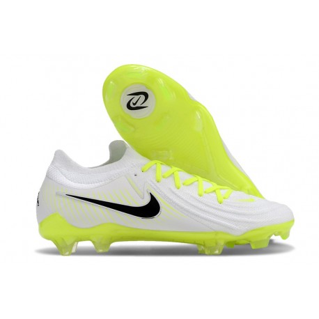 Nike Phantom GX II Elite FG Blanc Jaune Noir