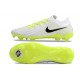 Nike Phantom GX II Elite FG Blanc Jaune Noir