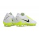 Nike Phantom GX II Elite FG Blanc Jaune Noir