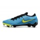 Nike Phantom GX II Elite FG Bleu Jaune