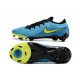 Nike Phantom GX II Elite FG Bleu Jaune