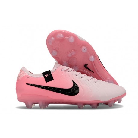 Nike Tiempo Legend 10 Elite FG Nouvel Rose Mousse Noir