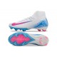 Nike Air Zoom Mercurial Superfly 10 Elite FG Blanc Bleu Rose