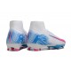 Nike Air Zoom Mercurial Superfly 10 Elite FG Blanc Bleu Rose