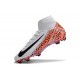 Nike Air Zoom Mercurial Superfly 10 Elite FG Blanc Orange Noir