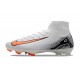 Nike Air Zoom Mercurial Superfly 10 Elite FG Blanc Orange Noir