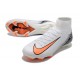 Nike Air Zoom Mercurial Superfly 10 Elite FG Blanc Orange Noir