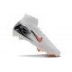 Nike Air Zoom Mercurial Superfly 10 Elite FG Blanc Orange Noir