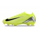 Nike Air Zoom Mercurial Vapor 16 Elite FG Volt Noir Argent