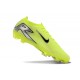 Nike Air Zoom Mercurial Vapor 16 Elite FG Volt Noir Argent