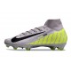 Nike Zoom Mercurial Superfly X Elite FG Neuf Gris Jaune Noir