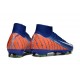 Nike Zoom Mercurial Superfly X Elite FG Neuf Bleu Orange Blanc