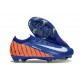 Chaussure Nike Mercurial Vapor XVI Elite FG Bleu Orange Blanc