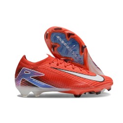 Chaussure Nike Mercurial Vapor XVI Elite FG Rouge Blanc