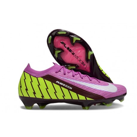 Chaussure Nike Mercurial Vapor XVI Elite FG Violet Volt Blanc