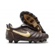 Chaussure Nike Tiempo Legend X Elite FG Ronaldo Marron Or