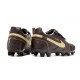 Chaussure Nike Tiempo Legend X Elite FG Ronaldo Marron Or