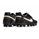 Chaussure Nike Tiempo Legend X Elite FG Ronaldo Noir Blanc