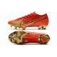 Nike Mercurial Vapor 13 Elite FG ACC Ronaldo CR100 Rouge Or