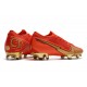 Nike Mercurial Vapor 13 Elite FG ACC Ronaldo CR100 Rouge Or